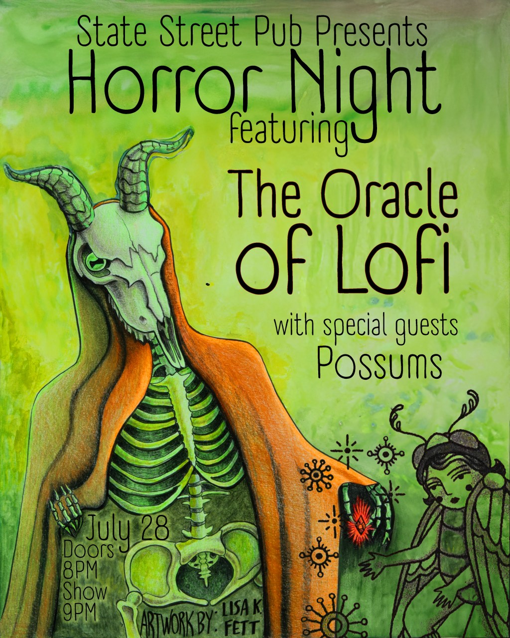 Horror Night at State Street Pub ft The Oracle of&nbsp;Lofi